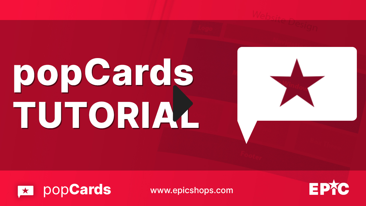 popCards Tutorials